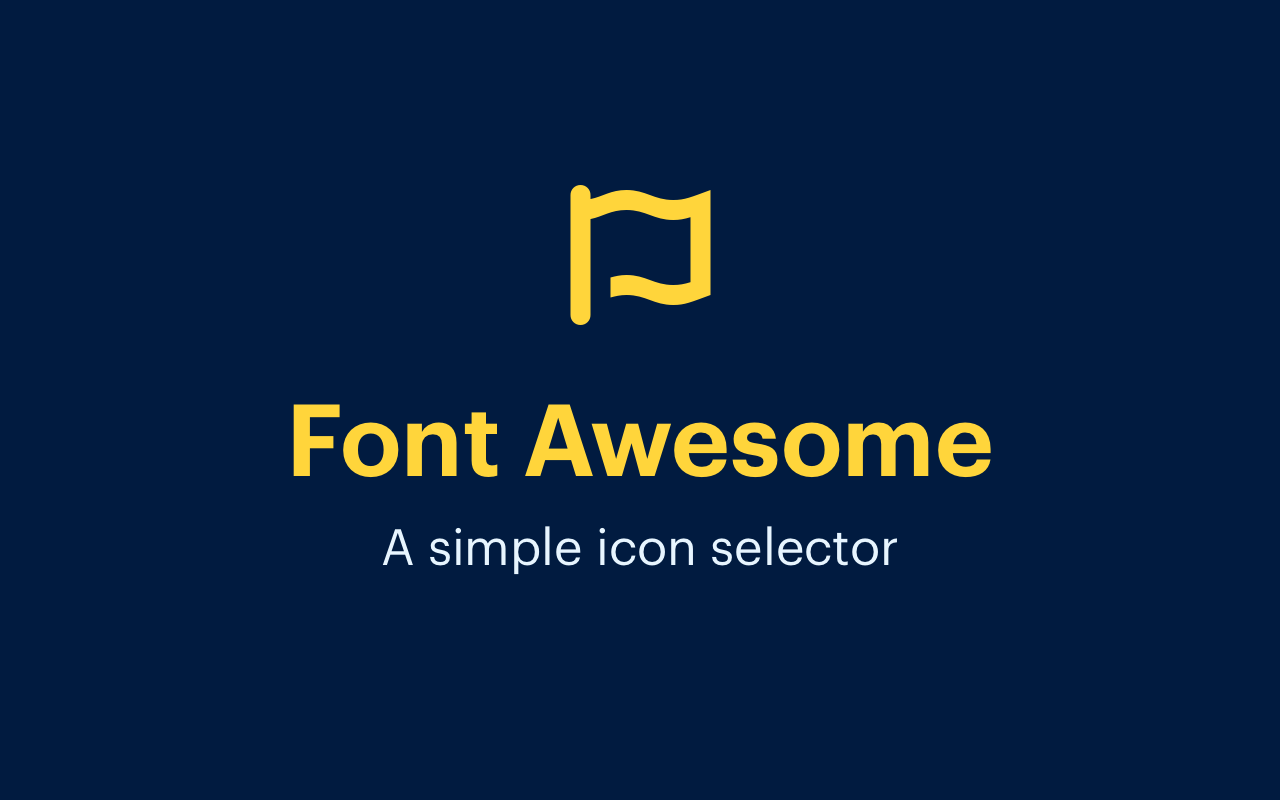 Font Awesome Thumbnail